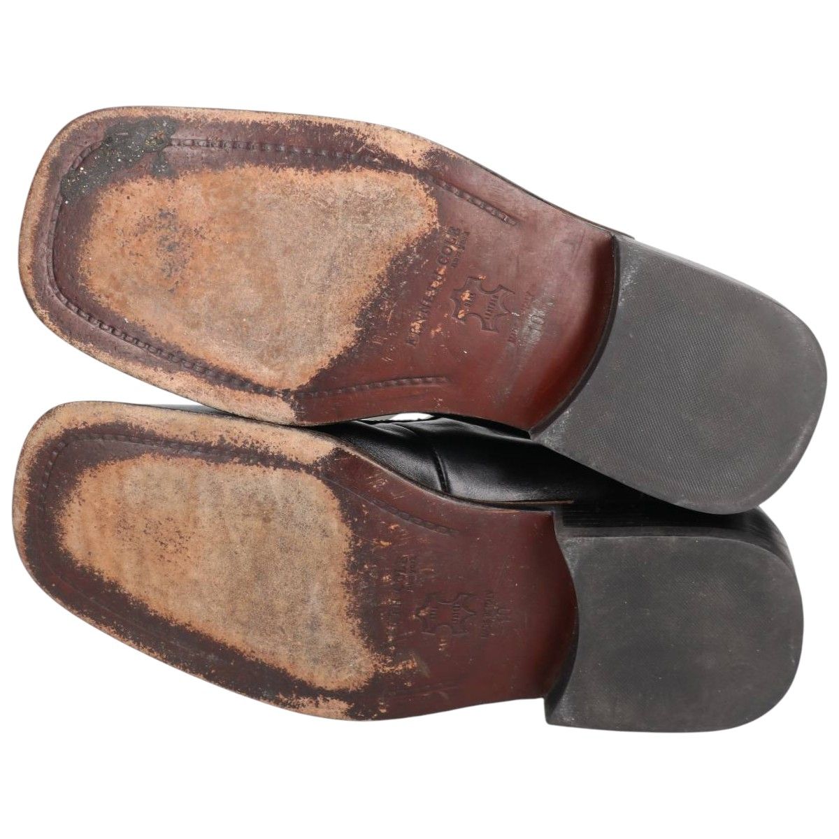 古着 ケネスコール Kenneth Cole Uチップ スクエアトゥ ヴァンプ 