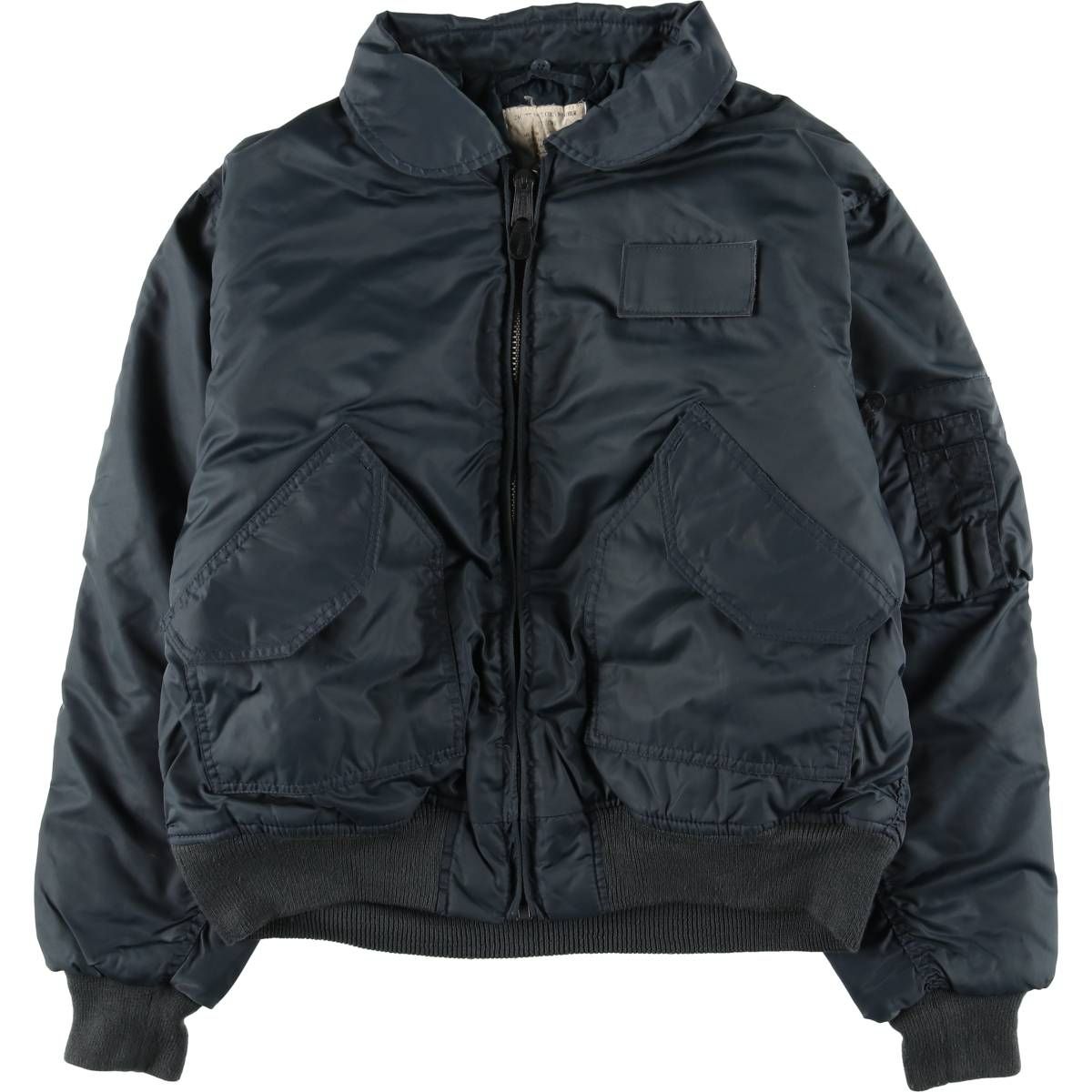 古着 民間品 ミルテック MIL-TEC CWU-45|Pタイプ 中綿入り ミリタリー フライトジャケット メンズM相当|eaa 570521