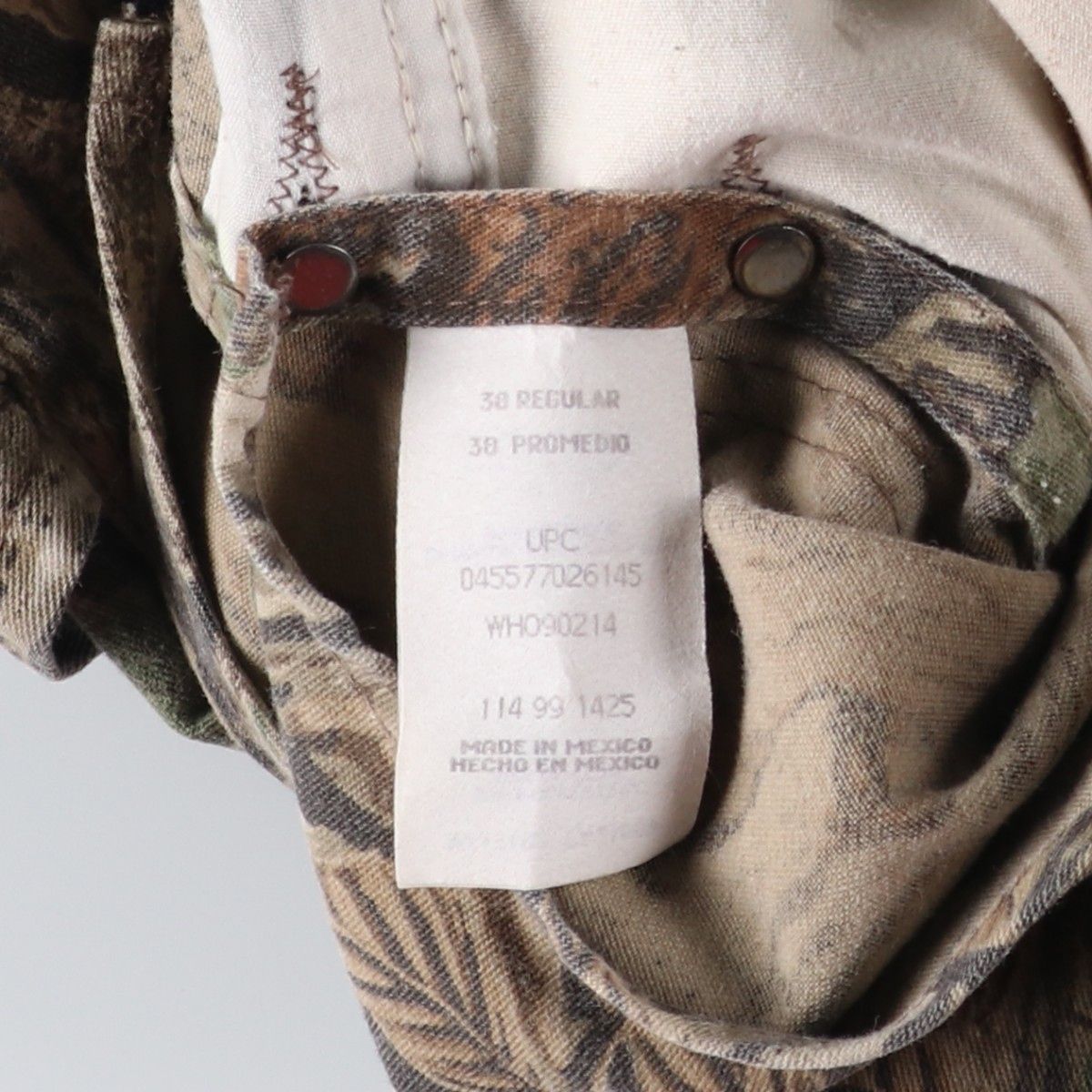 古着 90年代 LIBERTY リアルツリーカモ オーバーオール メンズw39相当