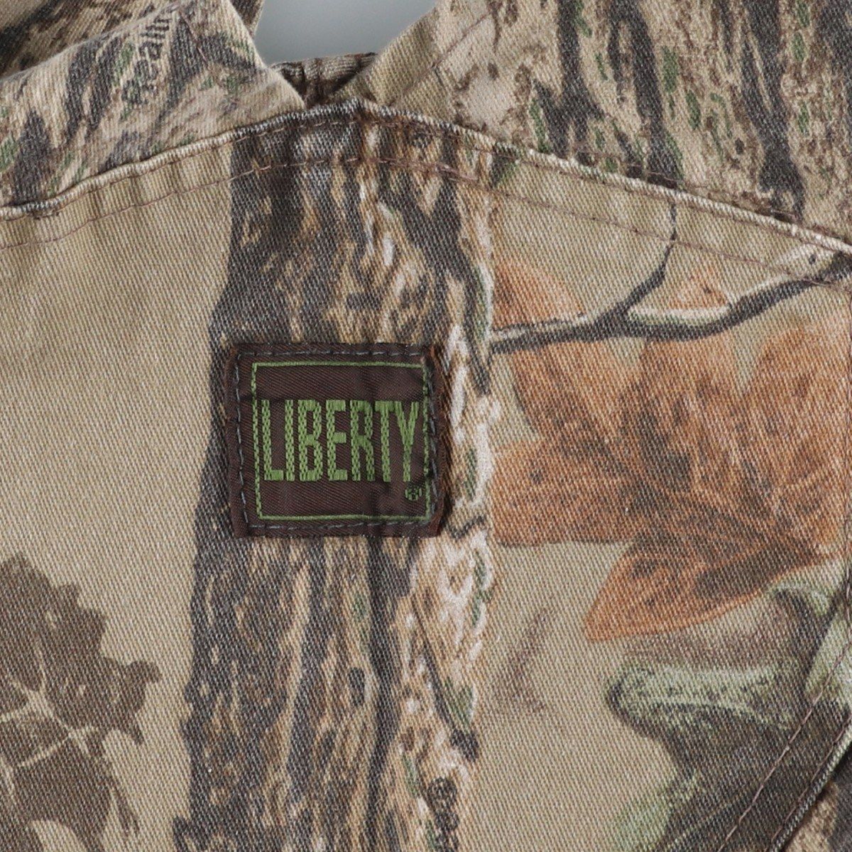 古着 90年代 LIBERTY リアルツリーカモ オーバーオール メンズw39相当