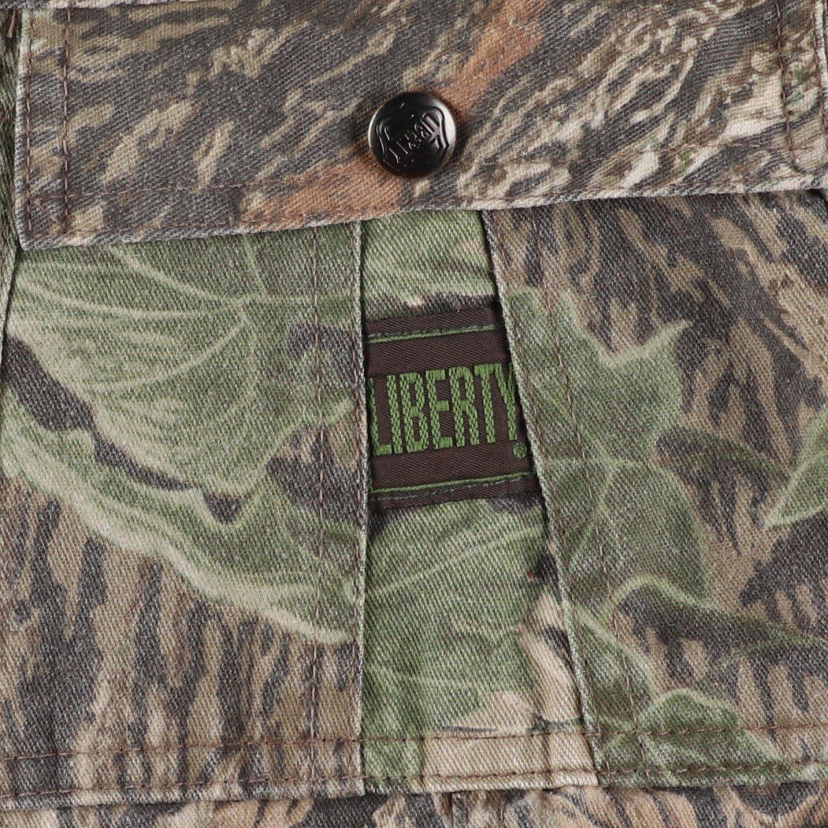 古着 90年代 LIBERTY リアルツリーカモ オーバーオール メンズw39相当