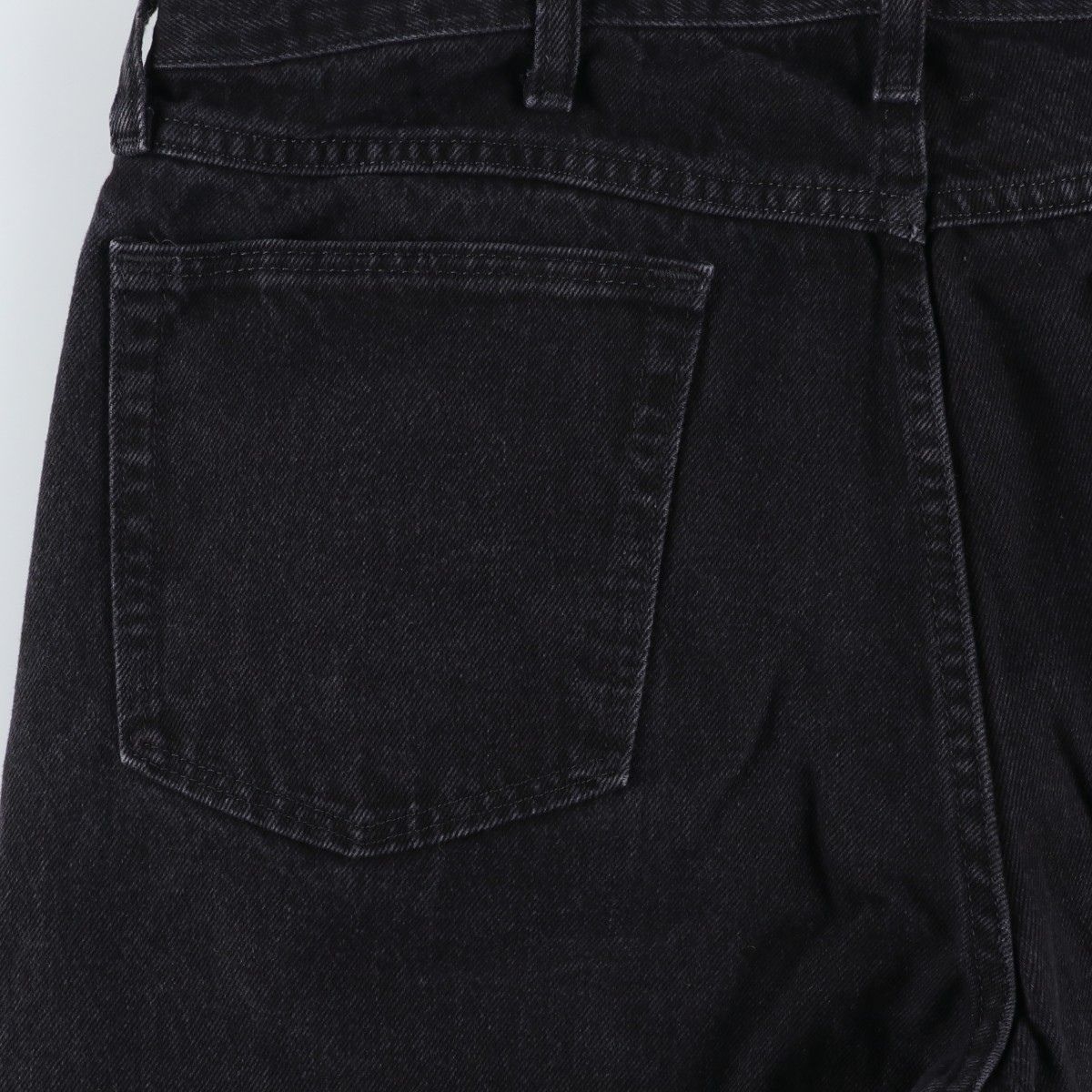 古着 ラスラー RUSTLER ブラックデニム ストレートデニムパンツ メンズ