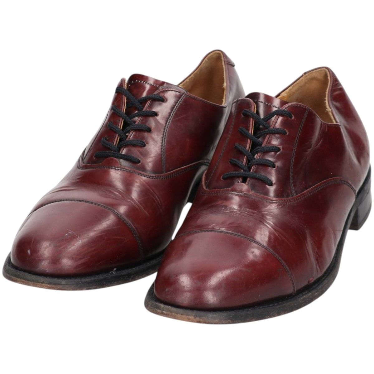 古着 バーカー Barker ストレートチップシューズ 英国製 7 1/2 メンズ25.5cm相当/saa014640