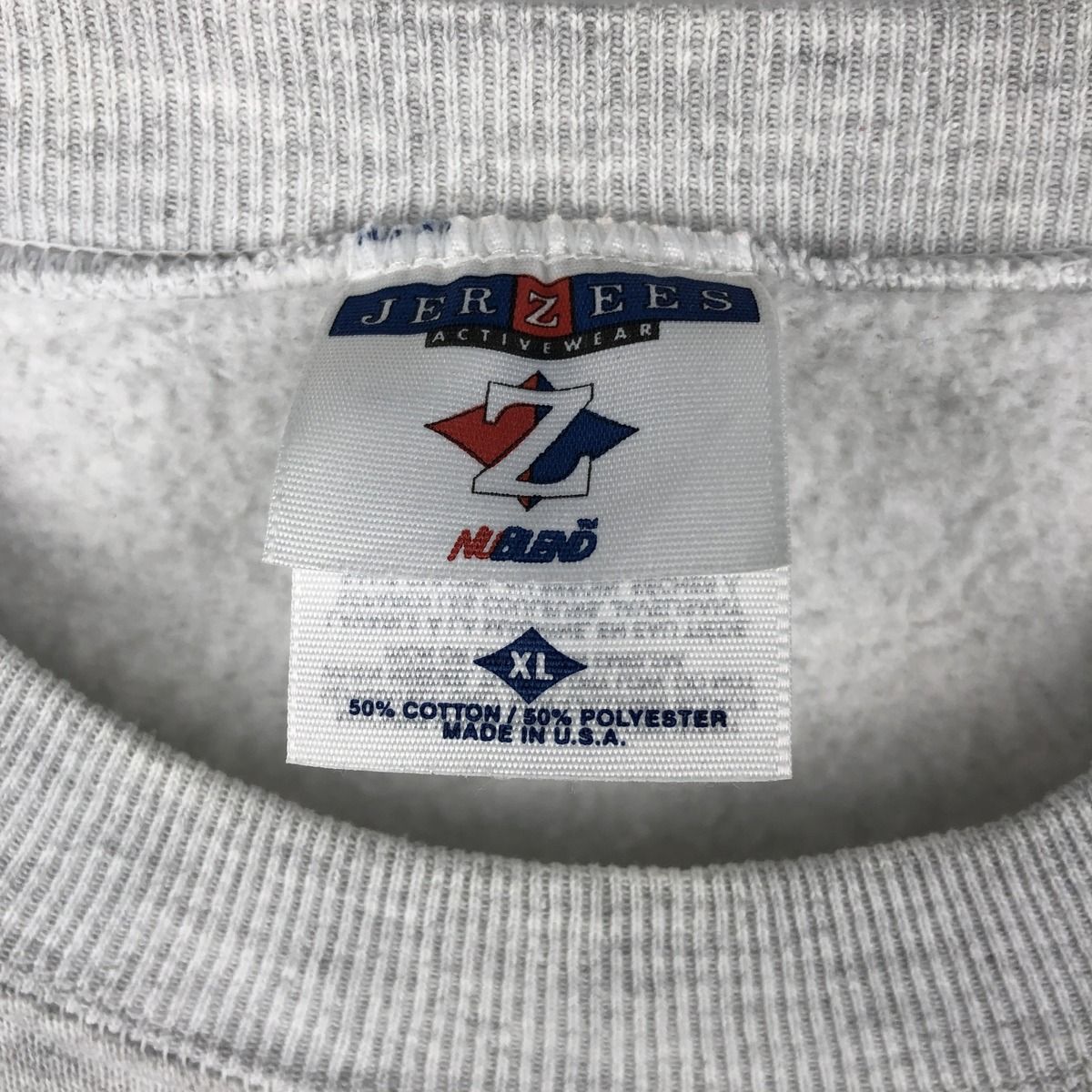 古着 90年代 ジャージーズ Jerzees 3連プリント カレッジスウェット