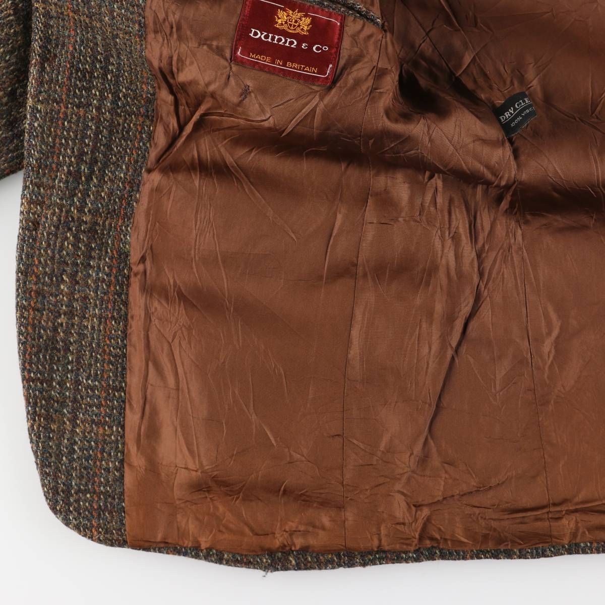 古着 60年代 Dunn&Co Harris Tweed ハリスツイード チェック柄 ウール