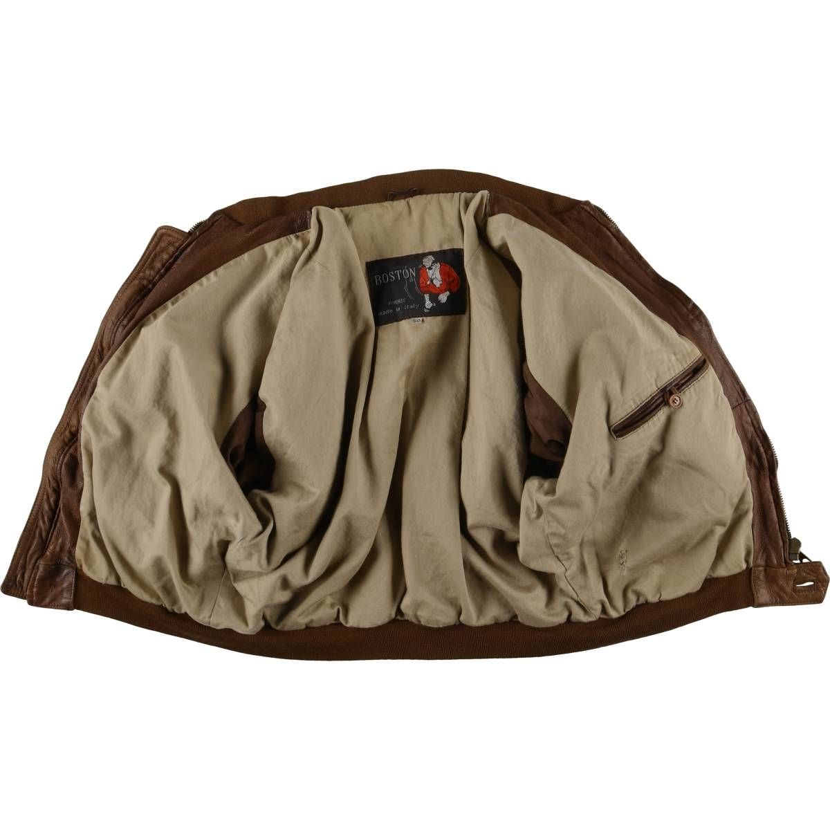 レザーブルゾン