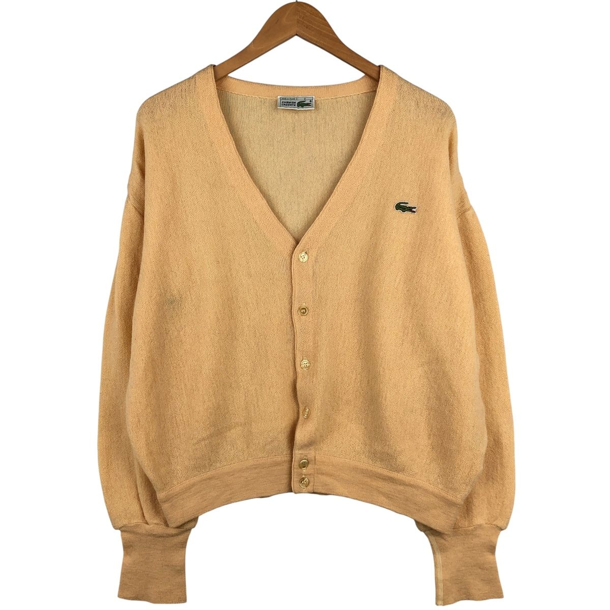 古着 80年代 ラコステ LACOSTE CHEMISE フレンチラコステ ウールニット 