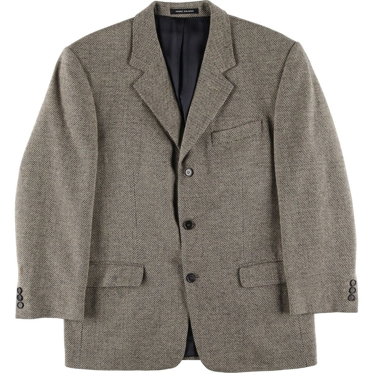 古着 PIERRE BALMAIN ウールテーラードジャケット メンズM相当/eaa598297