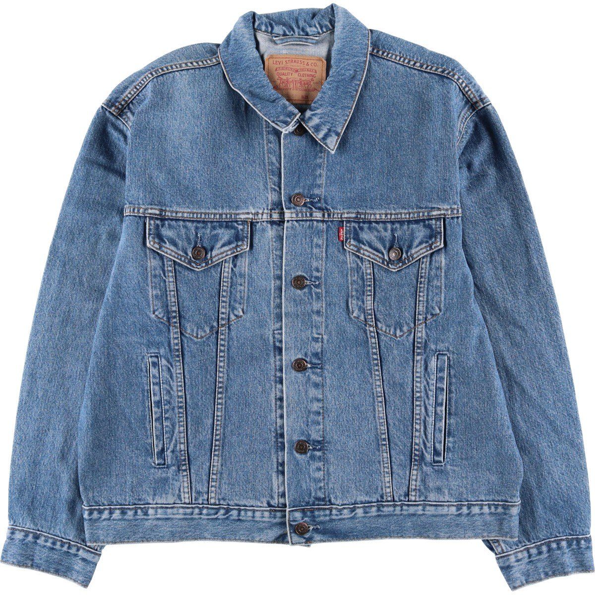 古着 90年代 リーバイス Levi s 70503-0216 デニムジャケット Gジャン メンズXL相当 ヴィンテージ|eaa 482049