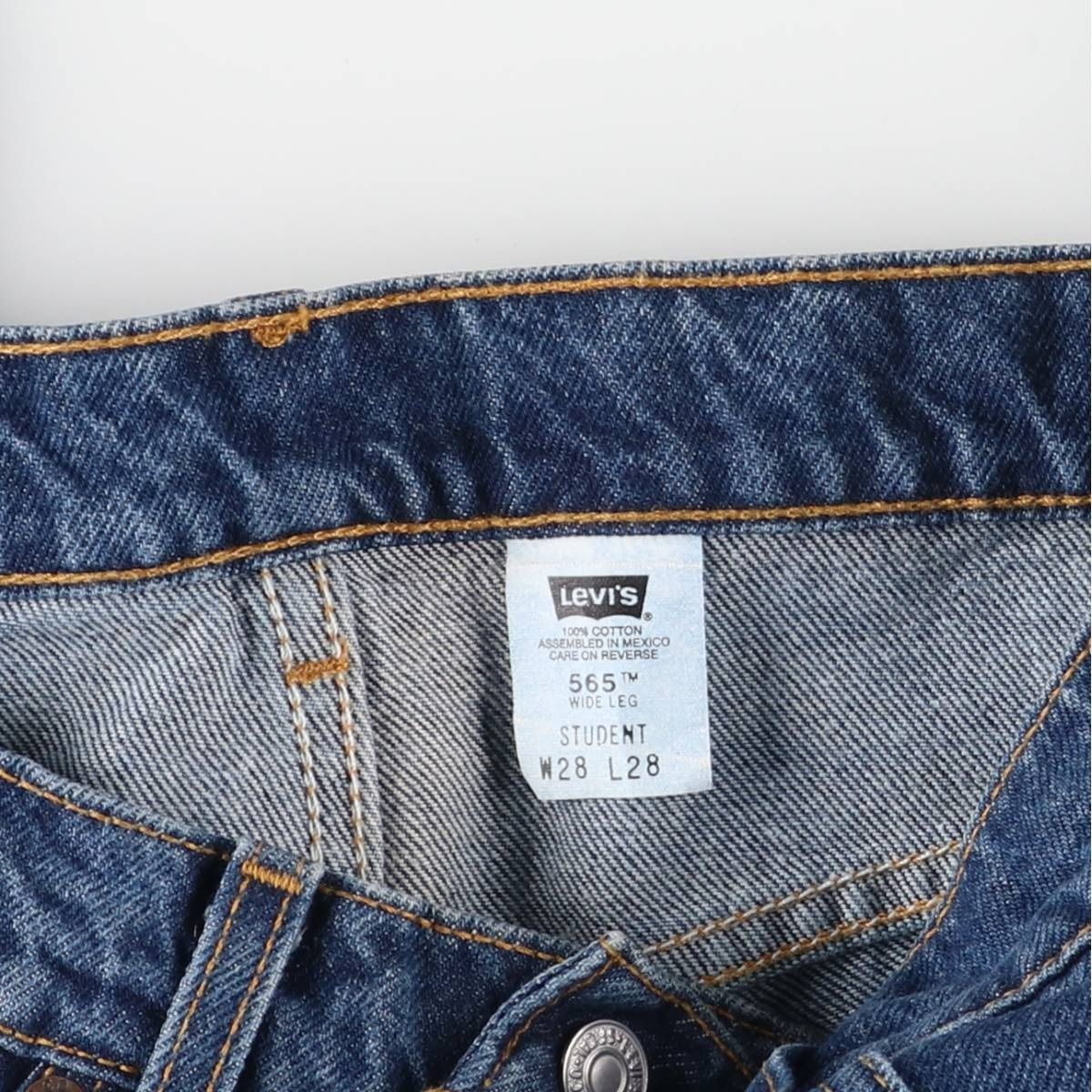 古着 90年代 リーバイス Levi's 42765-0289 WIDE LEG STUDENT デニム