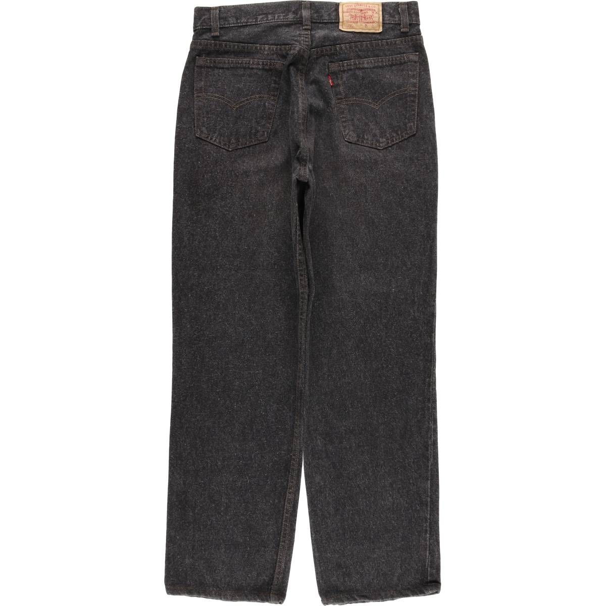 古着 リーバイス Levi's 701 STUDENT ブラックデニム ストレートデニム