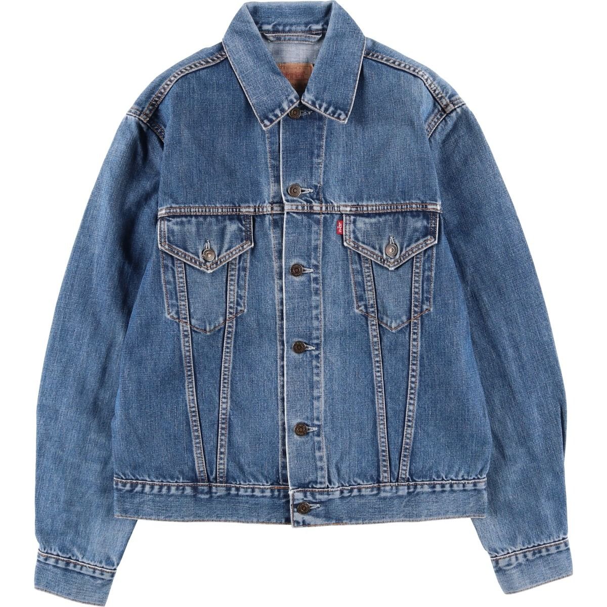 古着 90年代 リーバイス Levi s 70500-0468 ユーロモデル デニムジャケット Gジャン イタリア製 メンズXL相当 ヴィンテージ|eaa 482057