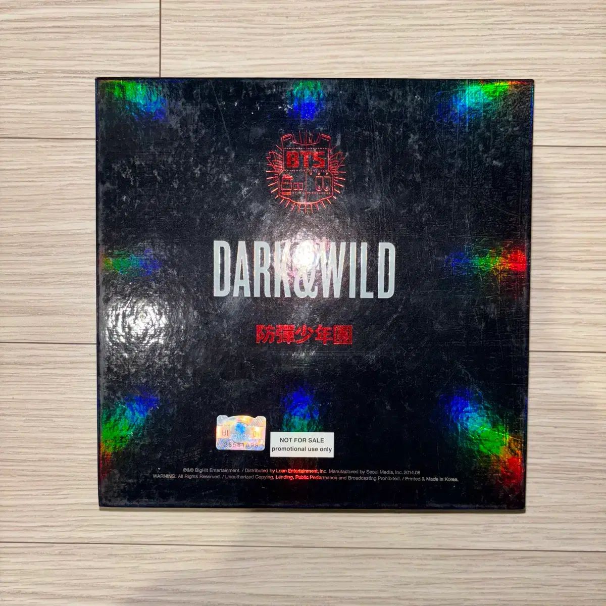 BTS DARK＆WILD サイン入り アルバム