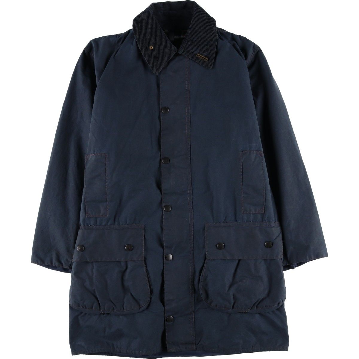 古着 00年代 バブアー Barbour BORDER ボーダー 旧3ワラント バッジ