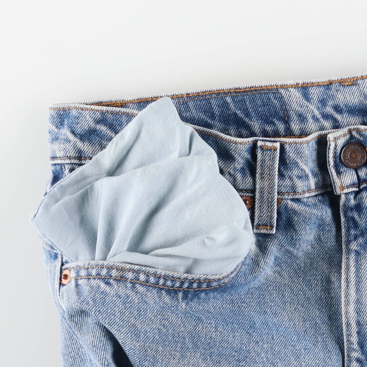 テーパードデニムパンツ メンズw