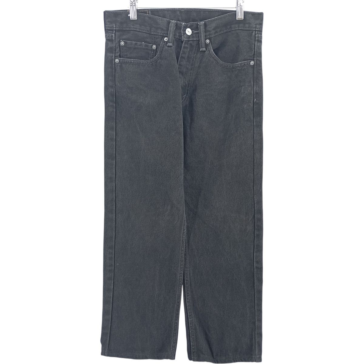 古着 リーバイス Levi s 505 ブラックデニム テーパードデニムパンツ メンズw 31相当|eaa 482676