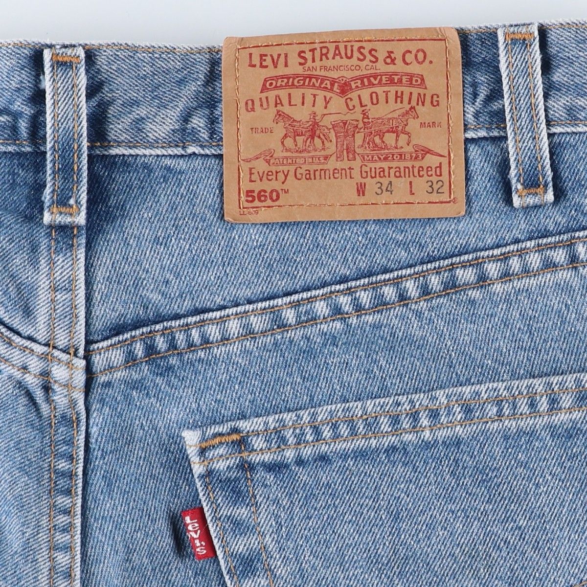  古着 00年代 リーバイス Levi s 560 LOOSE FIT TAPERED LEG テーパードデニムパンツ メンズw 34相当|eaa 480508 その他 メンズ