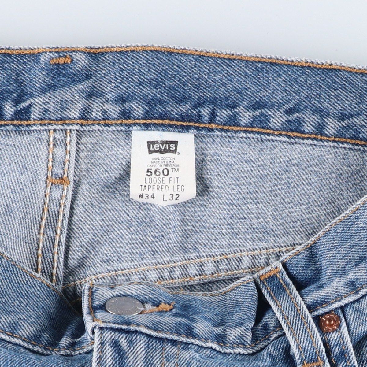 テーパードデニムパンツ メンズw