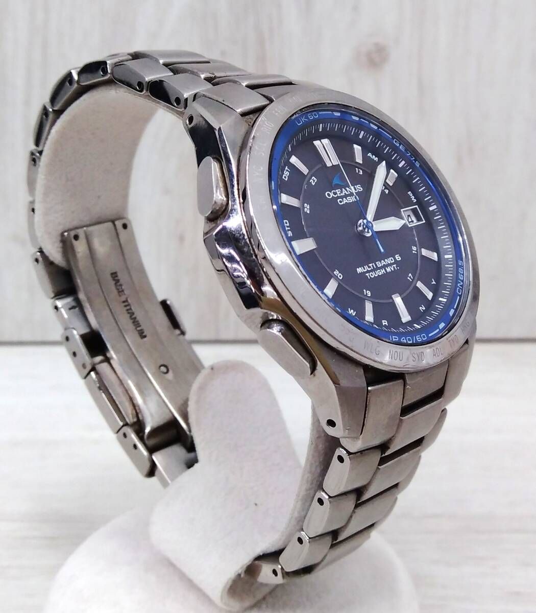 ジャンク CASIO カシオ OCEANUS オシアナスOCW-T100／2N0*** ソーラー