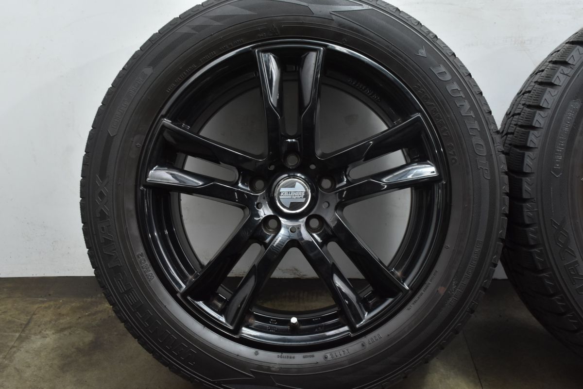  交換用に ケレナーズ 17 in 7.5 J 52 PCD 112 ダンロップ ウィンターマックス WM 02 225|55 R BMW X 1 2 MINI クロスオーバー 17インチ タイヤ ホイールセット