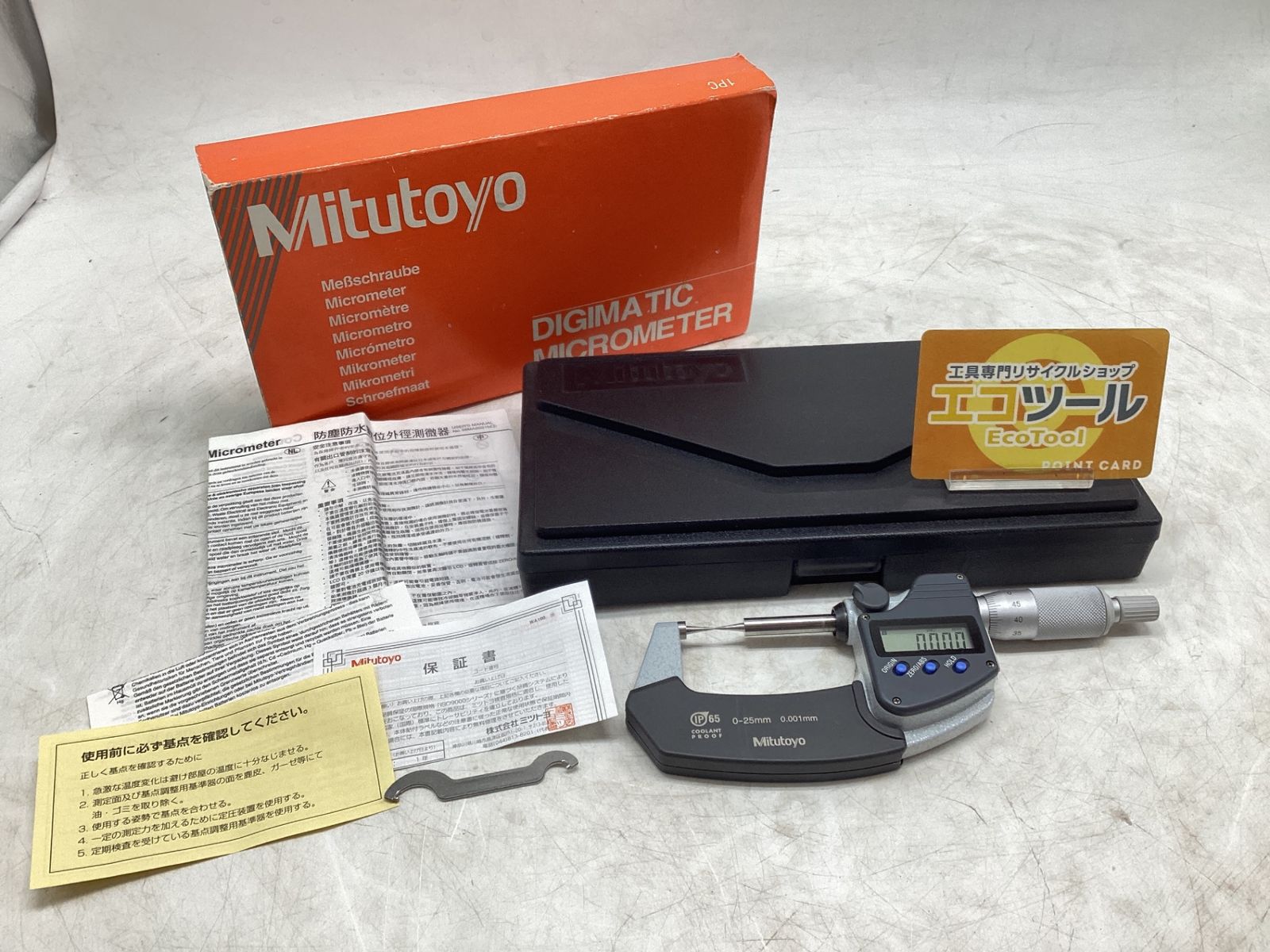 ♥に近い 株 ミツトヨ 5 MJ 342 251 デジタルポイントマイクロメーター IT_9 WWMB 豊田 M 04