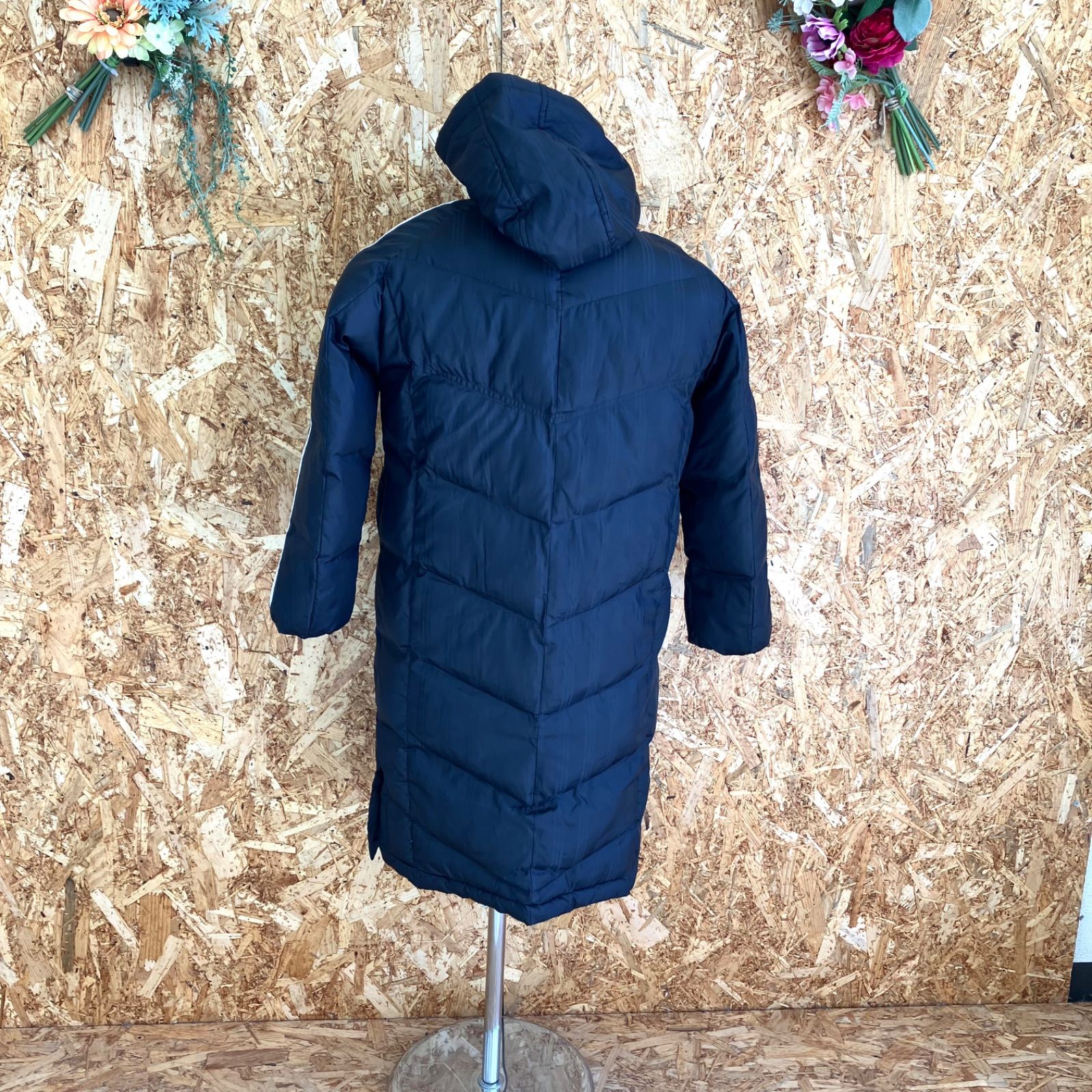 SG4734 adidas ベンチコート ダウンコート ブラック 140 - メルカリ