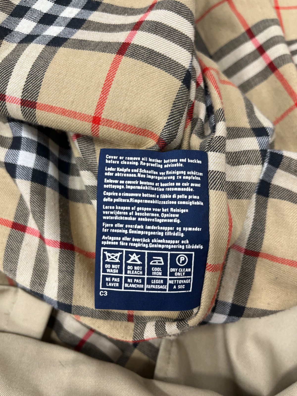 Burberrys ノバチェック ステンカラーコート 48 SHORT 英国製 Burberrys バーバリー ノバチェック ステンカラーコート 48 SHORT