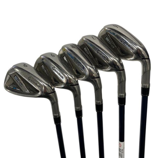 中古】 テーラーメイド SIM2 MAX 5S アイアンセット IR TENSEI BLUE