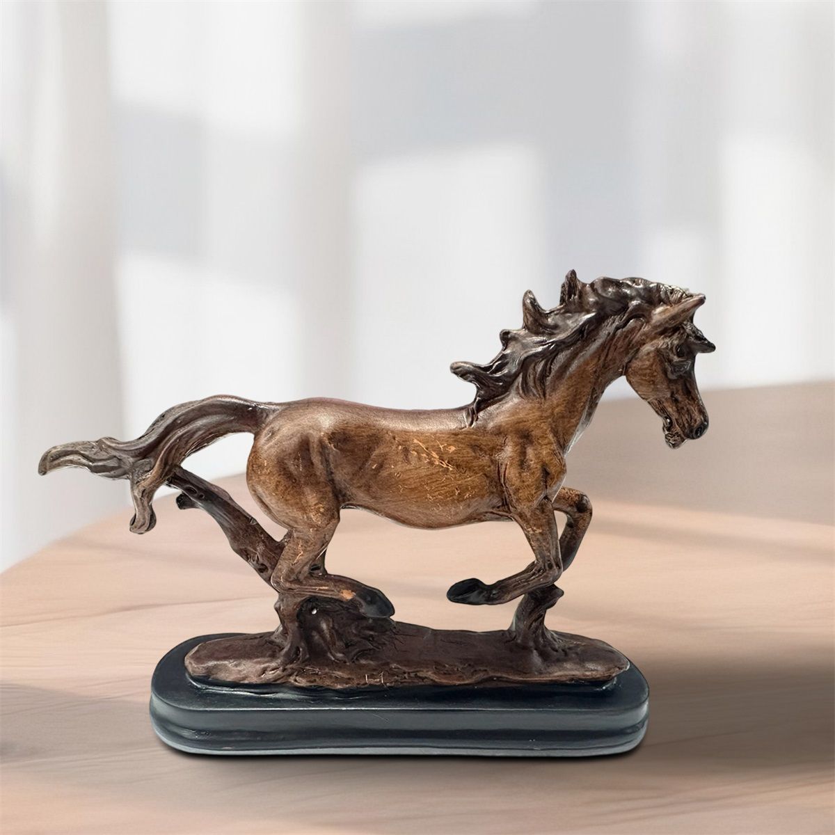 オブジェ 置物 うま 馬 ウマ 干支 インテリア リビング ダイニング 玄関 寝室 装飾 オーナメント 樹脂 プレゼント ギフト オシャレ 可愛い 癒しグッズ 棚装飾 ホームデコレーション