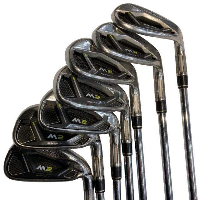 中古】 テーラーメイド M2(2017) 8S アイアンセット IR RE-AX 90 STEEL