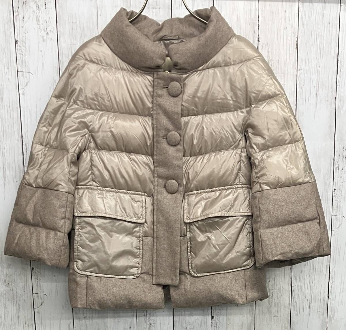 HERNO ダウンジャケット ヘルノ カシミヤシルク size40 - メルカリ