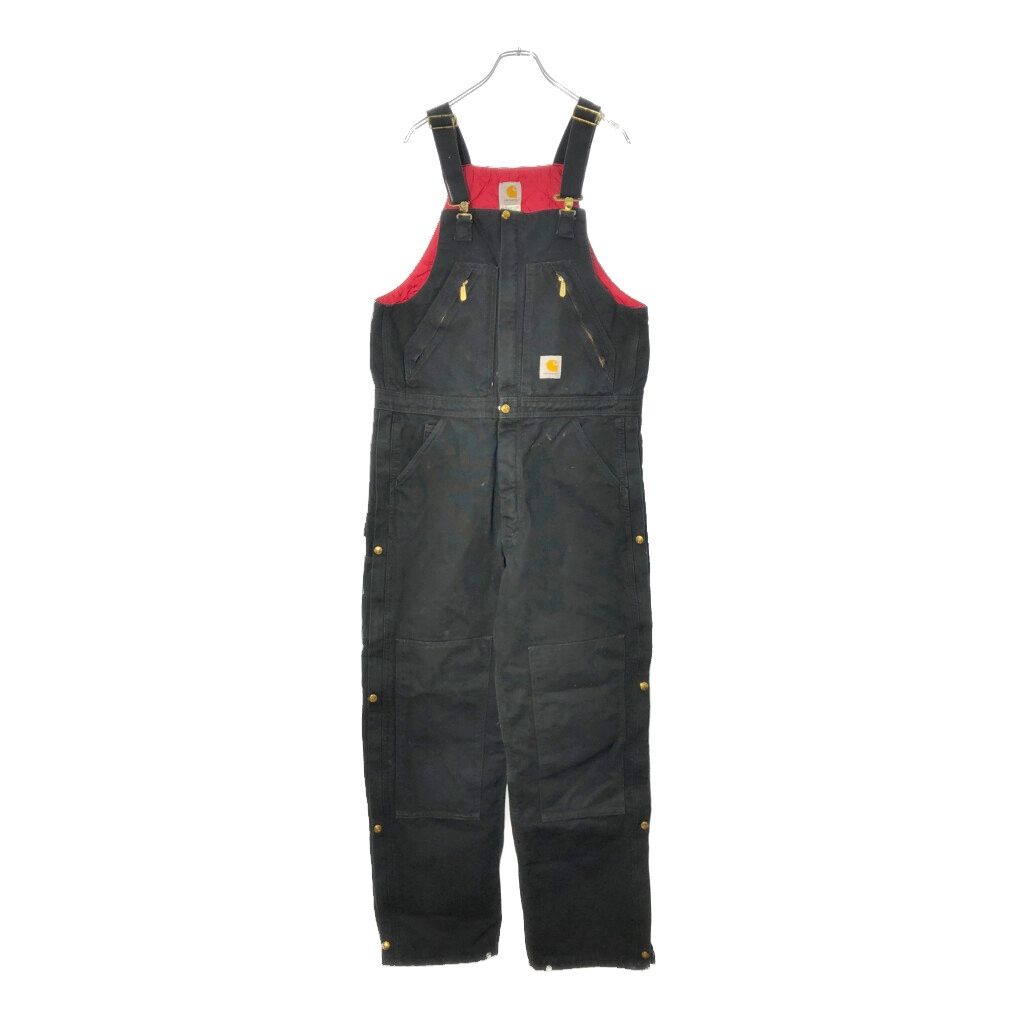 Carhartt カーハート ダック ダブルニー ビブオーバーオール ブラック