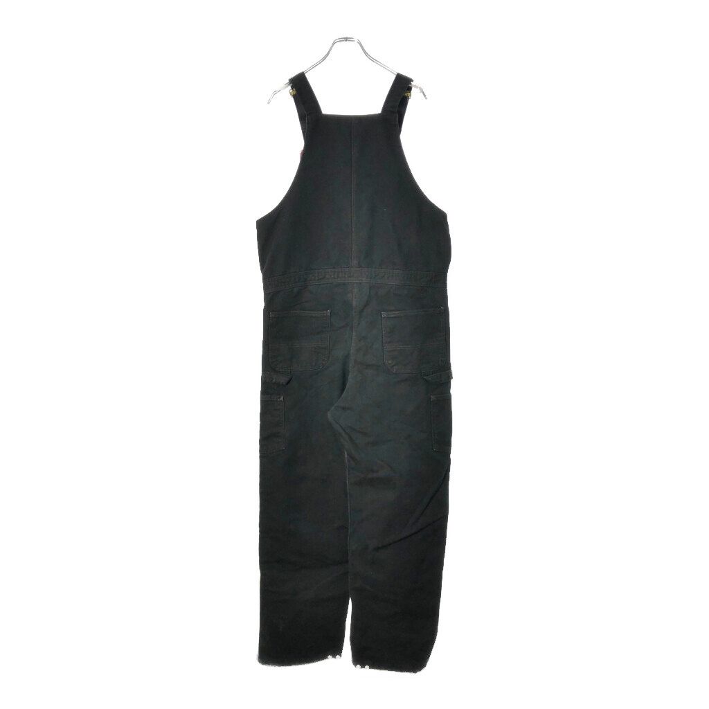 Carhartt カーハート ダック ダブルニー ビブオーバーオール ブラック(メンズ W34 L34)中古 古着 X1163 Carhartt カーハート ダック ダブルニー ビブオーバーオール ブラック