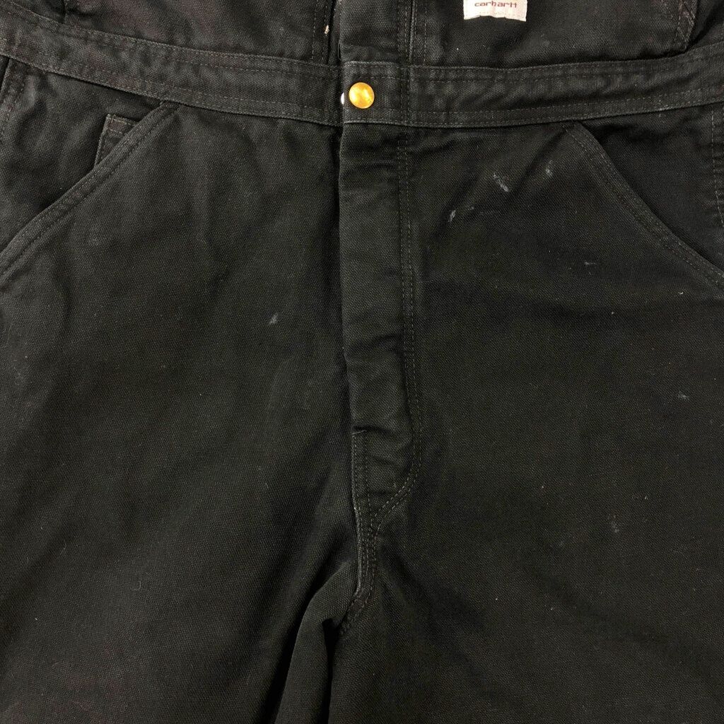 Carhartt カーハート ダック ダブルニー ビブオーバーオール ブラック