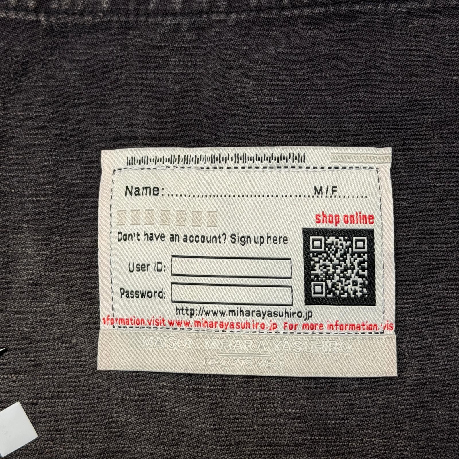 参考上代91300円 未使用 MIHARA YASUHIRO 25AW Embellished Military