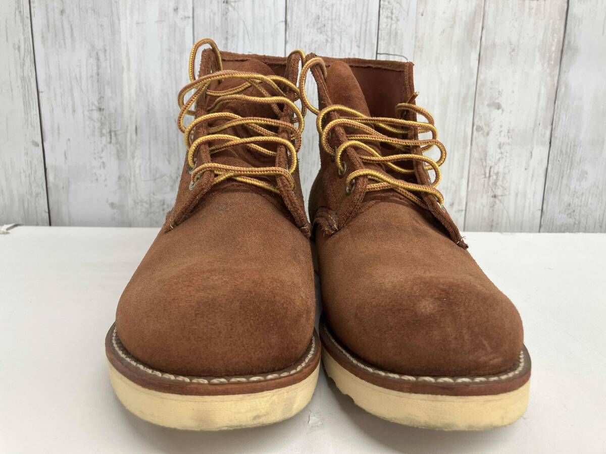  RED WING 6インチクラッシックラウンド レッドウィング 8813 ワークブーツ スウェード ブラウン size 8 その他 ブーツ 革靴