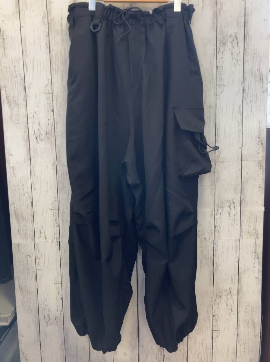 Y-3 カーゴパンツ SPORT UNIFORM WIDE CARGO PANTS adidas アディダス ブラック ベルトループ ドローコード