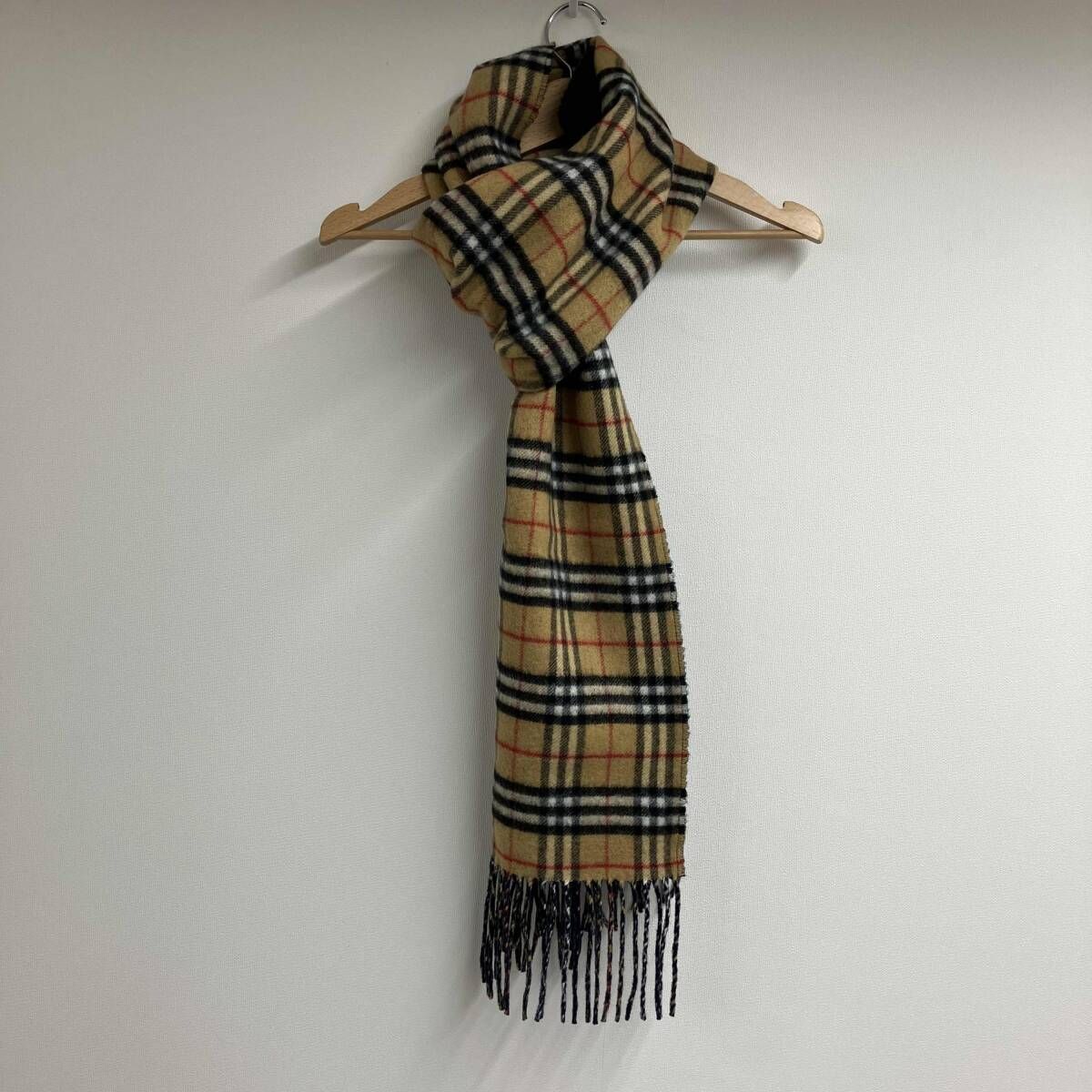 Burberrys OF LONDON カシミアマフラー　ヴンテージ　未使用美品 BURBERRY London／ノヴァチェックカシミヤマフラー／4060424 - メルカリ