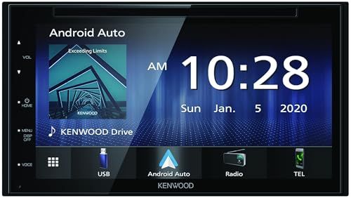 ケンウッド Kenwood ステリモ対応ディスプレイオーディオ 7インチ DVD CD USB Bluetooth Apple CarPlay Android Auto対応 スマートフォン連携 060 fc 906
