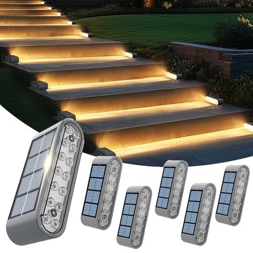 YANHAO 庭 ライト ソーラー 屋外 ガーデンライト ソーラーライト 防水 超高輝度 おしゃれ 自動点灯|消灯 太陽光パネル充電 置くだけ かわいい 駐車場 玄関先 車道 歩道 階段ライト b 290 a 02 f