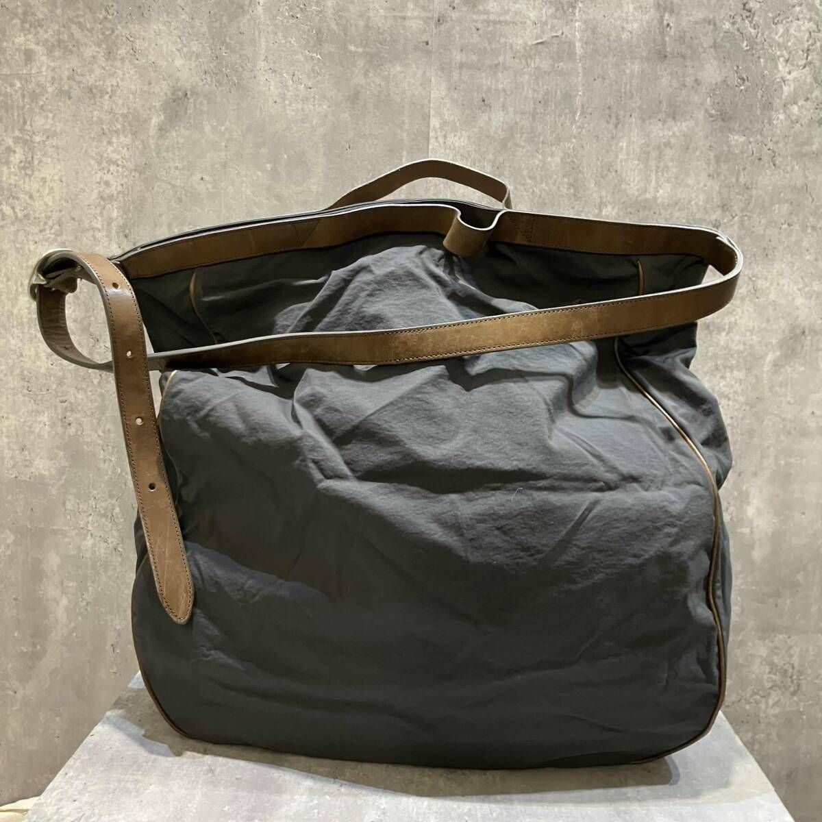 Hender Scheme ショルダーバッグ thinker bag L グレー エンダー 