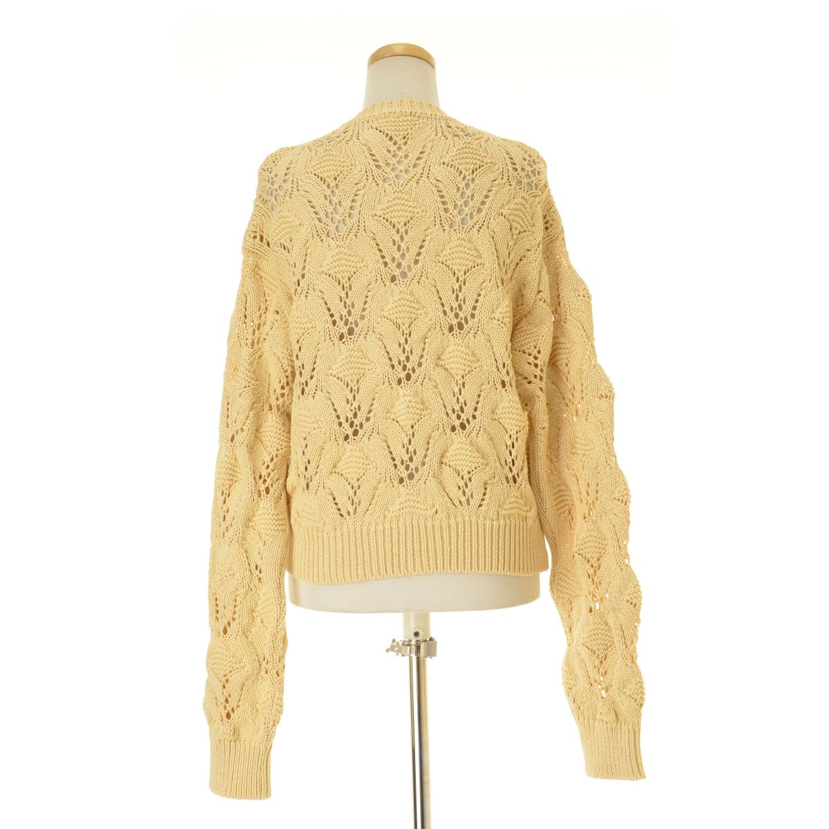 6(ROKU)UNITEDARROWS】8628-299-0103 LILY YARN SUKASHI CARDIGAN