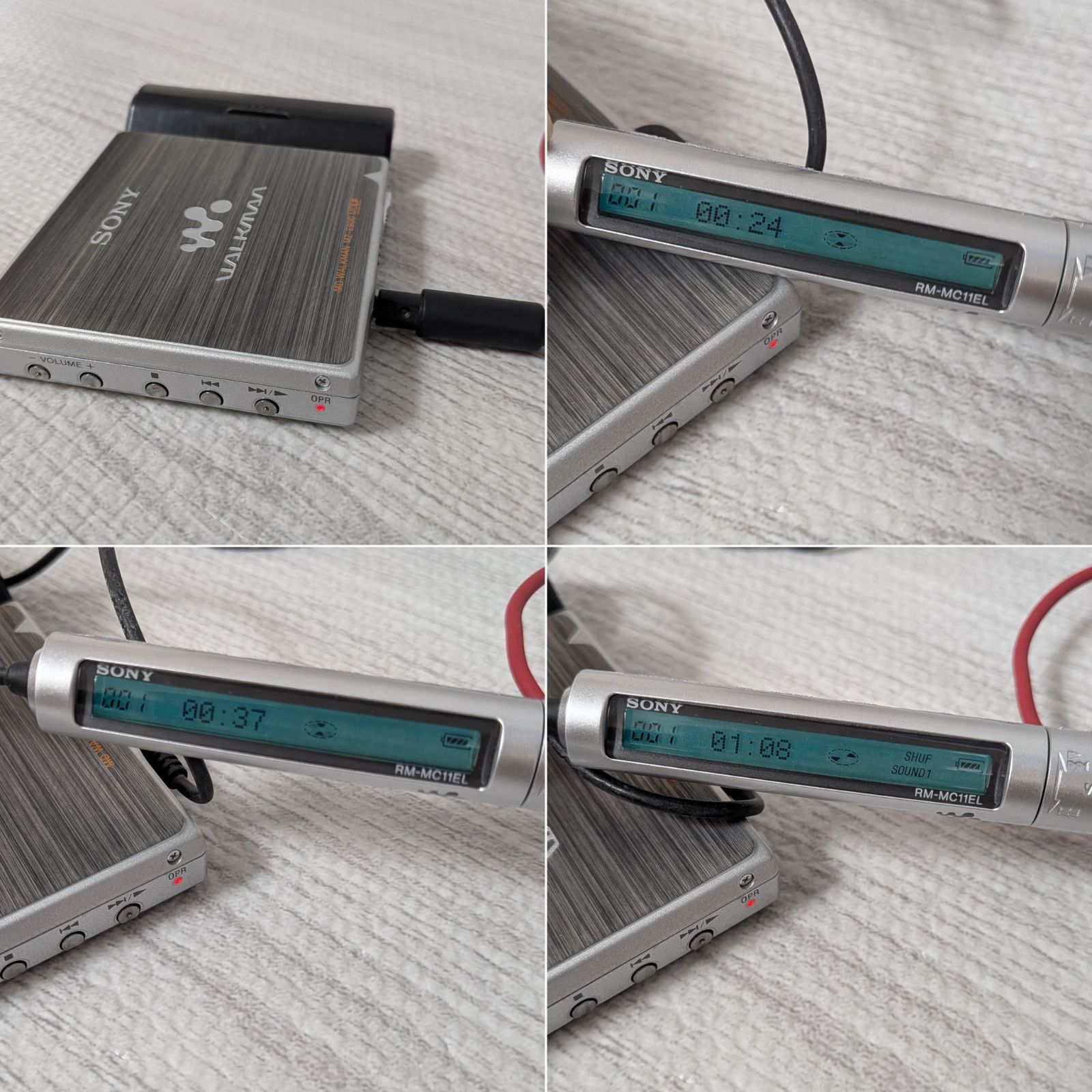 SONY ソニー MDウォークマン MZ-E900 MDプレイヤー リモコン付 - メルカリ