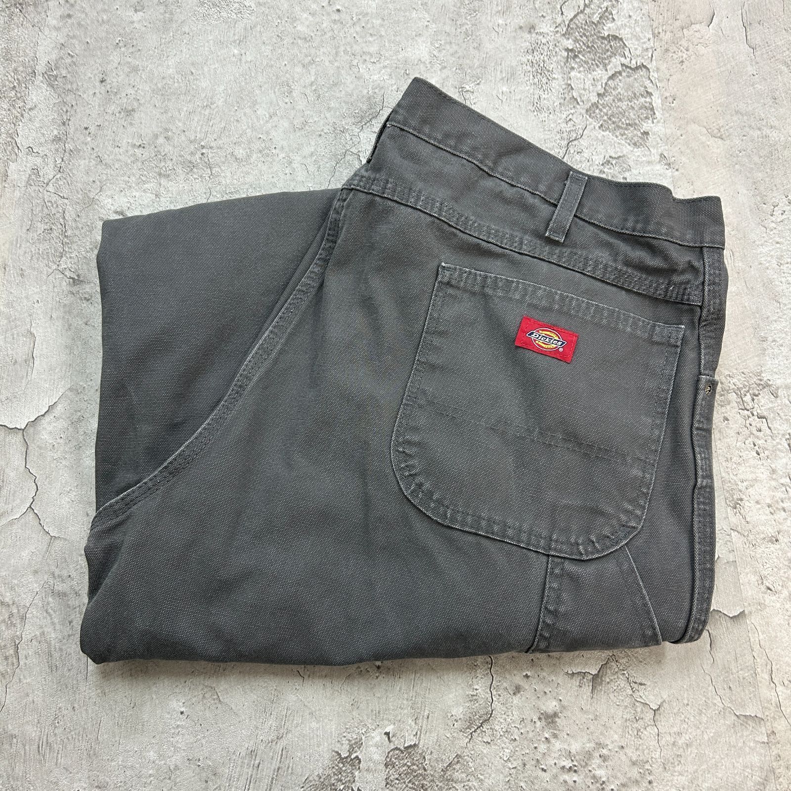 Dickies ディッキーズ ダックペインターパンツ 古着 グレー 灰色 W41