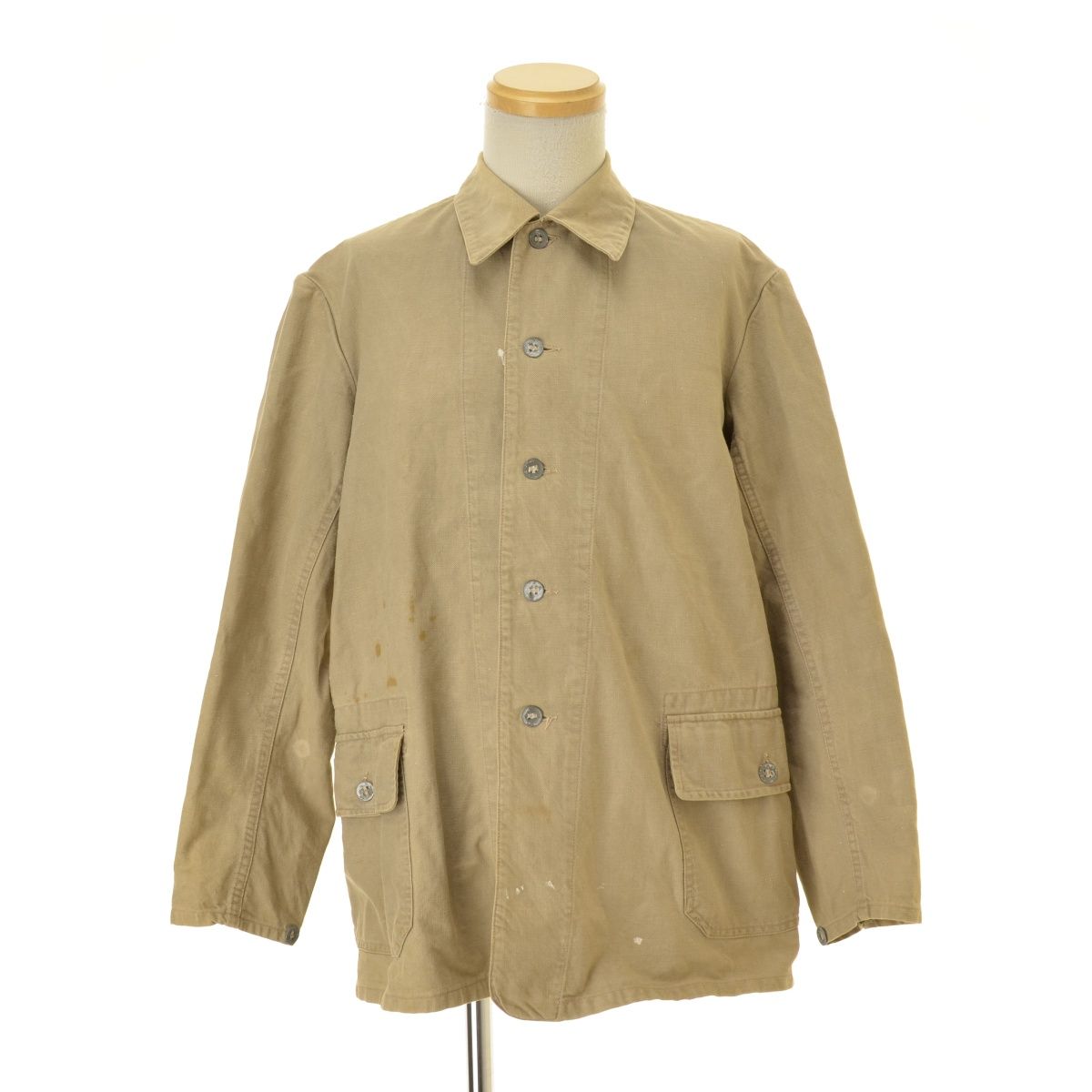 MILITARY】40s スウェーデン軍 M39 メタルボタン ユーティリティー