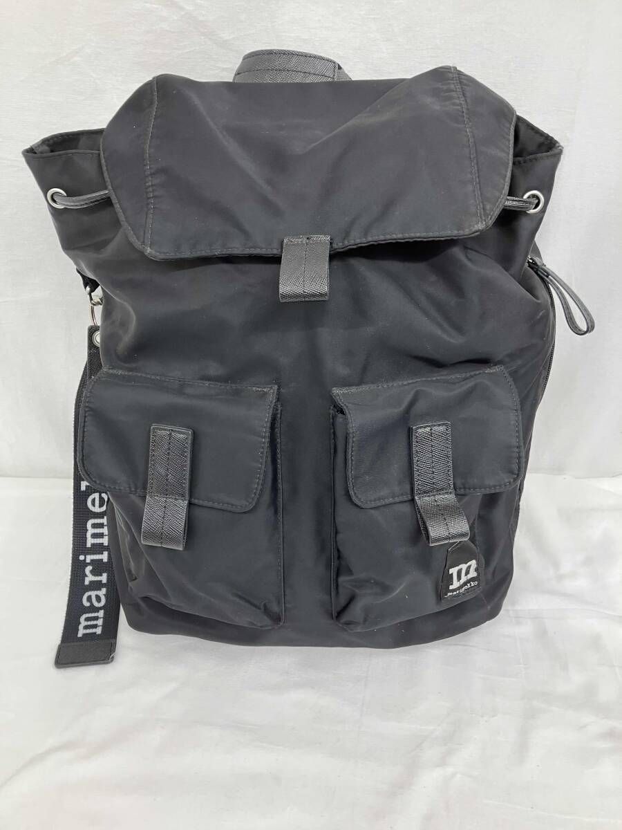 mar imekko|マリメッコ|リュック|Everything|ブラック