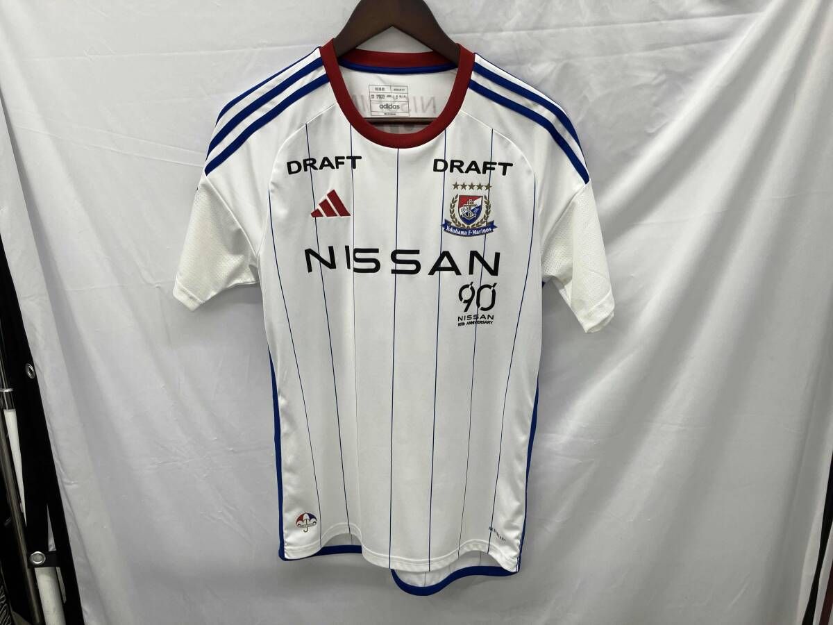 26 小池裕太 選手 2025 アウェイ サッカーユニフォーム 横浜Fマリノス adidas アディダス サイズ L