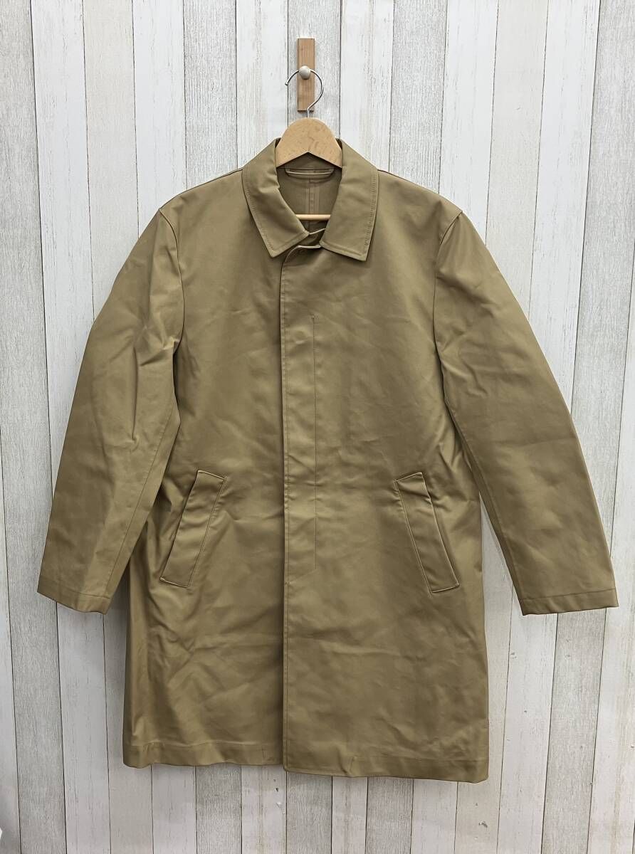 SULVAM／サルバム／メンズ ステンカラーコート ベージュ／SL-B01-001