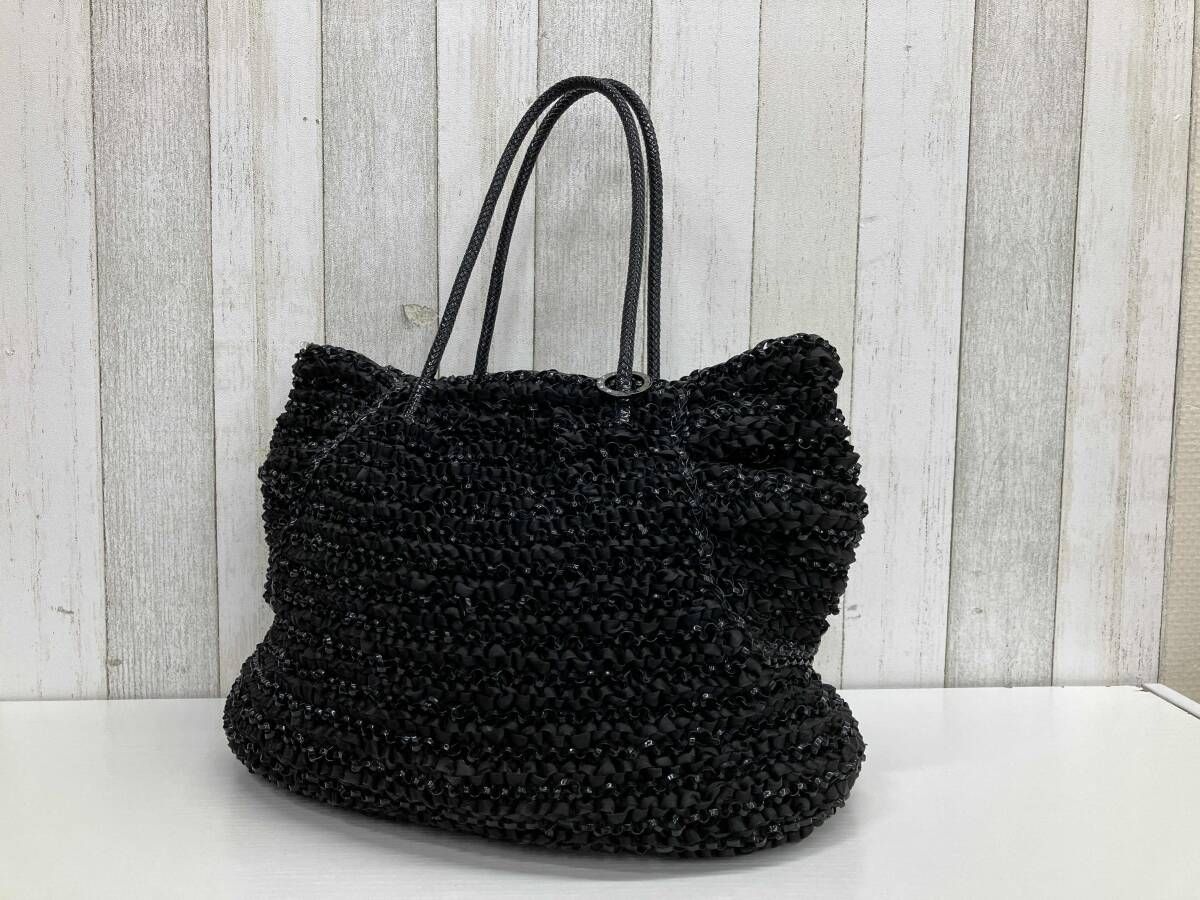 ANTEPRIMA アンテプリマ カリーナ ワイヤーバッグ レディース トートバッグ ブラック 保存袋汚れ有