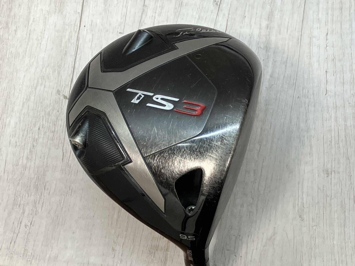 TS 3 ドライバー タイトリスト FLEX SR ロフト角 9.5° 男性右利き用 ゴルフクラブ
